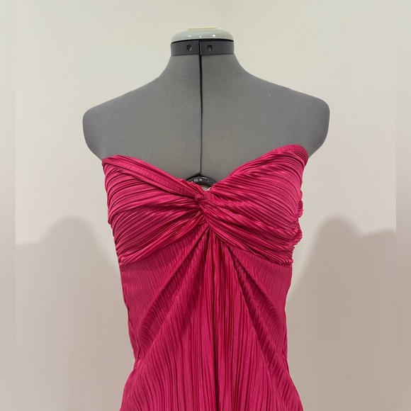 Pink Strapless Mini Dress - Picture 3 of 5